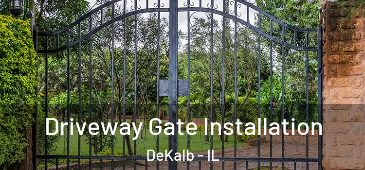 Driveway Gate Installation DeKalb - IL