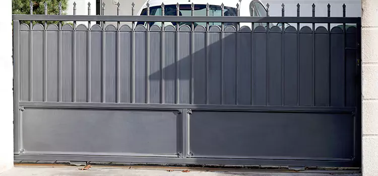 Metal Driveway Gate Installation DeKalb