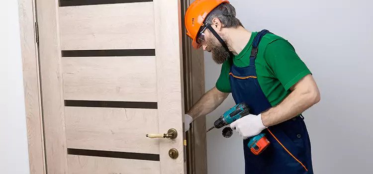 Replace Internal Door Handle with Lock DeKalb